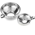 2-pack konserverings tratt med sil för breda och vanliga Mason-burkar