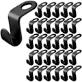 Miniatyrbillede 1 af 5: Tøjstangskrog, Sort 30-pack