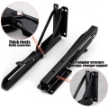 Miniatyrbilde 4 av 5: 2 stk 250mm Heavy Duty Folding Bracket Support, Folding Bracket, Black Foldable Console Bracket,