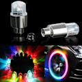 Miniatyrbilde 2 av 5: 20 STK LED Sykkelhjul Lys Dekk Dekkventilhetter Neon Lys for Bil Motorsykkel Sykkel (Mix 4 Farger)