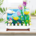 Miniatyrbillede 2 af 5: Tulpe Kreative Kunstige Blomster Byggeklodssæt 542 Stykker Botanicals Collection Sæt til Voksne til Håndværk, Skrivebord K