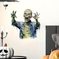 Pikkukuva 3 / 5: 2024 Halloweenin uudet zombihaamu-seinätarrat O