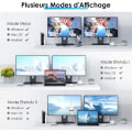 Pikkukuva 4 / 4: USB-C -sovitin kahdelle HDMI 4k MST -liitännälle, kannettava USB C HDMI -keskitin, tyyppi