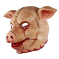 Miniatyrbilde 3 av 5: Forferdelig svinehode voksne skummel Halloween latex realistisk kostyme - skummel silikon full deksel hode M
