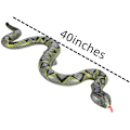 Miniatyrbilde 2 av 5: Oppblåsbar slange python, 2 stk. falske slanger, store pythonslanger, flytende slanger for basseng, for hagebasseng