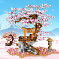 Miniatyrbilde 5 av 5: Sakura Treehouse Lighting Building Kit, Japanese Inari Shrine Bu