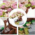 Miniatyrbillede 2 af 4: Mini Byggeklodser Sakura Plant Bonsai Model Sæt, Kreativ DIY Simulation Kirsebærblomst Blomster Botanisk Samling C