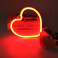 Pikkukuva 2 / 5: Red Heart Neon-kyltti, LED-neonvalo paristoilla tai USB-virralla C