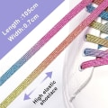 Miniatyrbilde 2 av 4: Magnetisk spenne 6 par elastiske skolisser med metallspenne uten slips