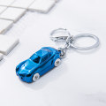 Miniatyrbillede 1 af 5: Kreativ nøglering bil nøglering lommelygte med LED-lys 2 i 1 bil nøglering ring til kontor rygsæk pung charme, Grøn R