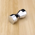 Miniatyrbillede 3 af 5: 2 stk. Sølv Aluminium Bruserdørsgreb til Bruserdøre, Glasdøre, Balkon Døre, Soveværelsesdøre