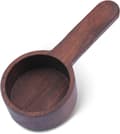 Valnöt 20 ml kaffesked, träslev, graderad måttsked