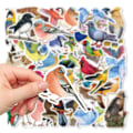 Miniatyrbillede 4 af 5: Små Fugle (Små) Vægstickers Mural Stickers Soveværelse Børneværelse Stue væg adhsif maison