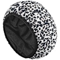 Miniatyrbillede 1 af 5: (Leopard) Badehætte, Ekstra Stor Triple Layer Badehætte med Tør Hårfuktion til Kvinder Mikrofibe