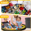Miniatyrbilde 5 av 5: Oppbevaringspose for leker til barn, lekemattepose for leker, mattepose for leker, strandlekepose, oppbevaringspose for baby leker, lekeoppbevaring D