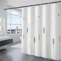Duschdraperi 180x200CM Vattentät Polyestertyg Maskintvätt