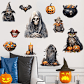 Pikkukuva 4 / 5: 2024 Halloweenin uudet kurpitsa- ja pöllön seinätarrat M