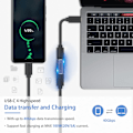 Miniatyrbillede 2 af 5: USB C-kobling 40 Gbps, USB C-hun til hun understøtter 8k@60HZ og 100W hurtigopladning, USB C-hun til