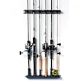 Miniatyrbilde 3 av 5: Vertikal veggmontert fisketank-displaystativ, fiskestangsamlingsstativ, fiskestangtilbehørsstativ