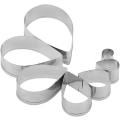 Miniatyrbild 3 av 5: 7 st cookie cutters drop cookie cutter kex fondant kakform kakformar för kakor sockerbröd gör kex choklad (silver)