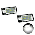 Miniatyrbillede 1 af 5: Anvendelig licenslampe Audi A3 S3 A4 S4 A6 C6 A8 S8 Q7 LED