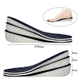 Pikkukuva 2 / 5: Hengittävä Memory Foam -korkokenkäpohjalliset, näkymättömät, pari 4cm