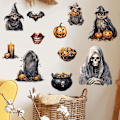Pikkukuva 3 / 5: 2024 Halloweenin uudet kurpitsa- ja pöllön seinätarrat M