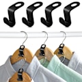 Miniatyrbillede 4 af 5: Tøjstangskrog, Sort 10-pack