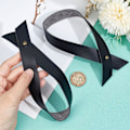 Miniatyrbillede 3 af 5: 2 Pak Sorte Gardinbindere Tilbage Klips Gardin Fiksere Udendørs Gardin Holder Stue Spisestue Soveværelse Deco