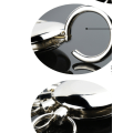 Miniatyrbillede 5 af 5: Nøglering - Blank Krom - Rundt Design - 5 Udskiftelige Ringe Y