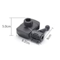 Miniatyrbilde 5 av 5: 2 stk. Bil Baksete Telefonholder Justerbar 360 ​​Rotasjon Svart
