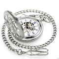 Miniatyrbillede 2 af 4: Mekanisk lommeur Steampunk lommeure Retro skelet P