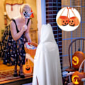 Miniatyrbilde 3 av 5: 8 stk Halloween godteposer, gresskarpose, Trick Or Treat-pose, oppbevaringspose for barn, perfekt for godterijakt