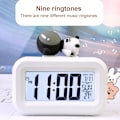 Miniatyrbillede 3 af 4: Højopløselig LCD-vækkeur med baggrundsbelyst display, multifunktion