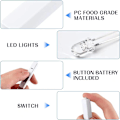 Miniatyrbilde 2 av 4: LED-lysende spisepinner, ett par, lysende lyssabel spisepinner, gjenbrukbare red