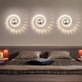 Miniatyrbild 2 av 5: 3 watt LED vägglampa, aluminium vägglampa, p-lampa A
