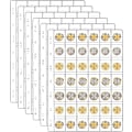Miniatyrbilde 1 av 5: 6 ark med myntholder, plastlommealbum for mynter med 9 standard hull 42 rom for myntsamling