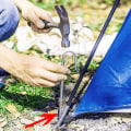 Miniatyrbild 5 av 5: 10-pack tältpinnar i metall, kraftiga tältpinnar, tältpinnar, campingspikar