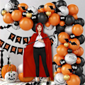 Miniatyrbillede 3 af 5: 2 stk. hættekappe, sort hættekappe til Halloween, heksefancydress, julefancykappe Ki