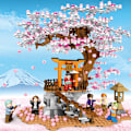 Miniatyrbilde 1 av 5: Sakura Treehouse Lighting Building Kit, Japanese Inari Shrine Bu