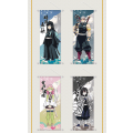 Miniatyrbillede 1 af 4: (72x28cm, Muichiro + Tengen + Mitsuri + Kobanai) Anime Demon Scro