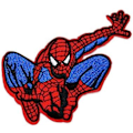 Miniatyrbillede 3 af 3: Stryge-på patch 15 stk. Stryge-på patches Spider Man broderet Pa O