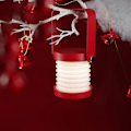 Miniatyrbillede 1 af 5: Rød Sengebordlampe Dæmpbar Berøringslampe, Porta Sengebordlamper F