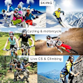 Pikkukuva 5 / 5: (Harmaa 2 kpl) Anti-UV Hiihto- ja lumilautailulasit Motocross-yhteensopivuus