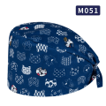 Miniatyrbillede 4 af 5: Pakke med 4 Bouffant Scrub Cap, Åndbar Justerbar Arbejdshatte, Un