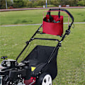 Miniatyrbillede 4 af 4: RED-Græsslåmaskine Organizer Push Bag Mower Have Organizer Opbevaring Lomme Haveværktøj Pung Tilbehør til O