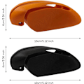 Miniatyrbilde 5 av 5: Hjelpemiddel for skriving og tegning - Blyantgrep og pennholder for Parkinson, tremor, leddgikt, svak hånd for å forbedre Orange