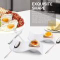 Miniatyrbilde 4 av 5: Keramisk eggkopp - 6-delt hardkokt eggkopp og myk kokt eggkopp