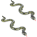 Miniatyrbilde 1 av 5: Oppblåsbar slange python, 2 stk. falske slanger, store pythonslanger, flytende slanger for basseng, for hagebasseng