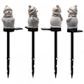 Miniatyrbillede 2 af 5: LED Solcellelys Udendørs Snemand Form Have Julepynt Have Græslandskab Dekorative Lys H